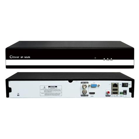 NVR Stand Alone 9 Canais CFTV Internet USB HDMI Onvif - FS-NV9