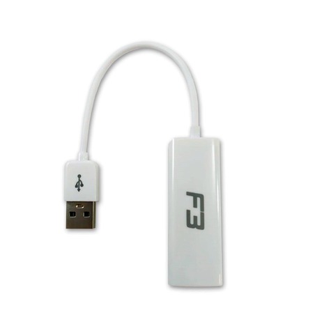 Cabo Adaptador de Rede USB 2.0 para RJ45 Lan Ethernet 10/100mbps JC-AD-RJ452.0