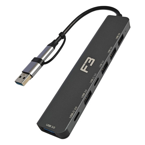 Hub Adaptador Type-c 7 em 1 JC-TYC-710