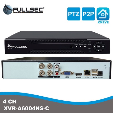 DVR hibrido XVR 6 em 1 4 canais 1080N FSM-A6004NS-C