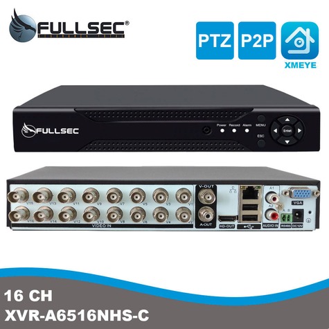 DVR hibrido XVR 6 em 1 16 canais 1080N FSM-A6516NHS-C