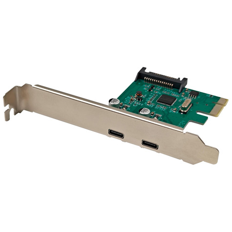 Placa Type-c Pci-Express X1 2 portas JC-PCI-TYC