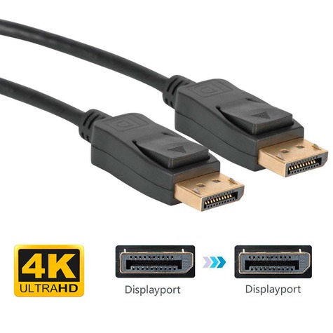 Cabo Displayport Macho X Displayport Macho 4K 1.8M JC-DP1.8