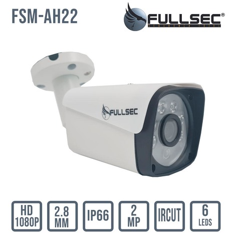 Câmera Bullet AHD 1080P 1/2.7" Metal 25 metros 2.8mm 6x leds FSM-AH22
