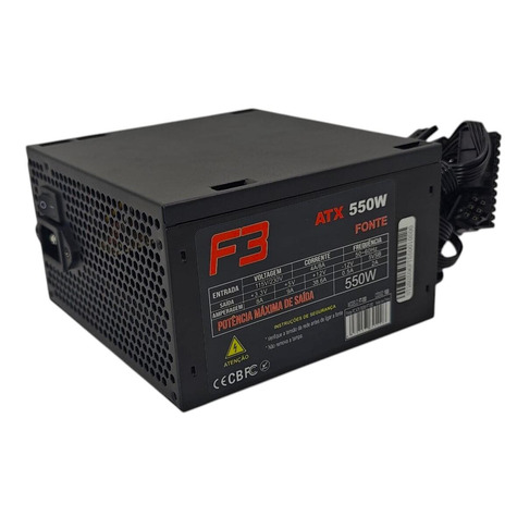 Fonte ATX 550W para PC FT-550