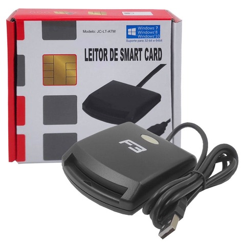 Leitor De Smart Card CNPJ eCPF USB -JC-LT-ATM