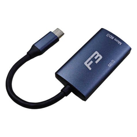Adaptador TYPE-C 3.0 para Leitor de cartão SD Micro SD JC-LT-TYC-SD