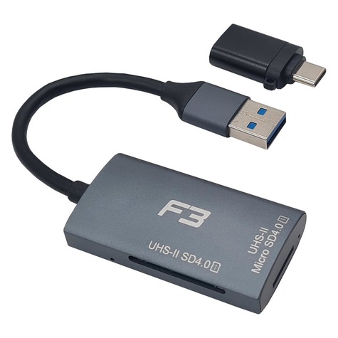 Adaptador TYPE-C/USB3.0 para Leitor de cartão SD/ Micro