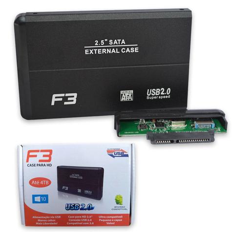 Case para Hd Externo USB 2.0 2,5" Sata CS-U2