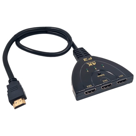 Switch HDMI 3 EM1 4K/2K 3D JC-HS-HM