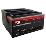 Dock Station para 2 HD's SATA + 1 HD IDE 2.5"/3.5" USB 3.0 JC-DOC893U3