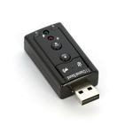 Adaptador de Som USB 2.0 Externo 7.1 Canais JC-7.1