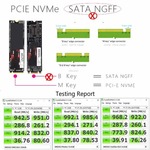 Case Adaptador HD M.2 NGFF ou NVMe Para Type-c/ USB3.0 CS-ADP-NGFF/NVME