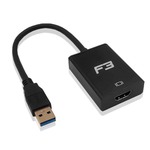 Cabo Adaptador Conversor USB 3.0 para HDMI JC-AD-UHDMI