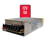 Fonte Chaveada 12V 5A 60W Colmeia para Câmera CFTV F3 DV-5