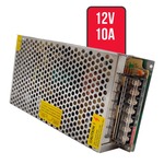 Fonte Chaveada 12V 10A 120W Colmeia para Câmera CFTV F3 DV-10