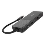 Hub Adaptador Type-c 7 em 1 Para HDMI - Type-c - USB 3.0 - Micro SD - SDe LAN JC-TYC-760