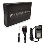 Case para Hd Externo 3,5" SATA USB 2.0 JC-CS3.5