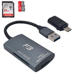 Adaptador TYPE-C/USB3.0 para Leitor de cartão SD/ Micro