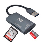 Adaptador TYPE-C/USB3.0 para Leitor de cartão SD/ Micro