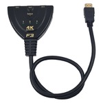 Switch HDMI 3 EM1 4K/2K 3D JC-HS-HM