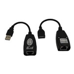 Cabo Extensor USB Via Cabo de Rede JC-AD-2RJ45