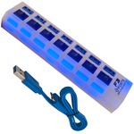 HUB USB 3.0 7 Portas Chaveadas JC-HUB703