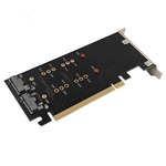 Placa Pci-Express 5.0 16X Para 4 HDs NVME M.2 SSD PL-PCIEX164